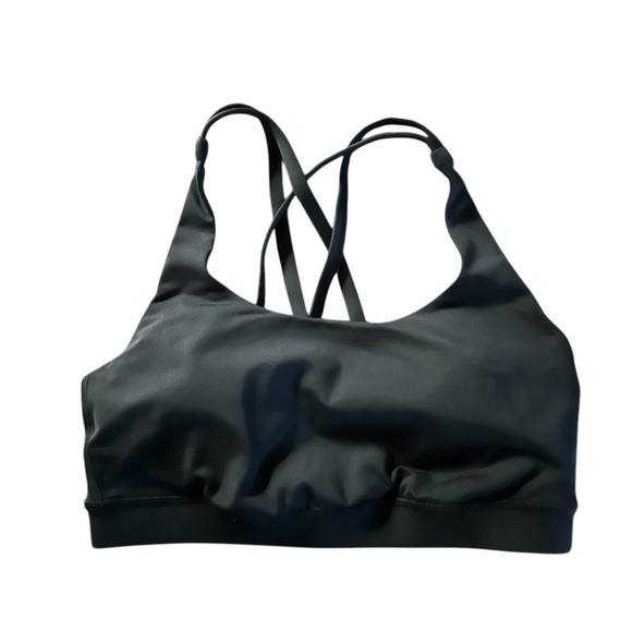 LULULEMON WOMEN’S BLACK ATHLETIC BRA SIZE 6 NICE CONDITION - Picture 1 of 5